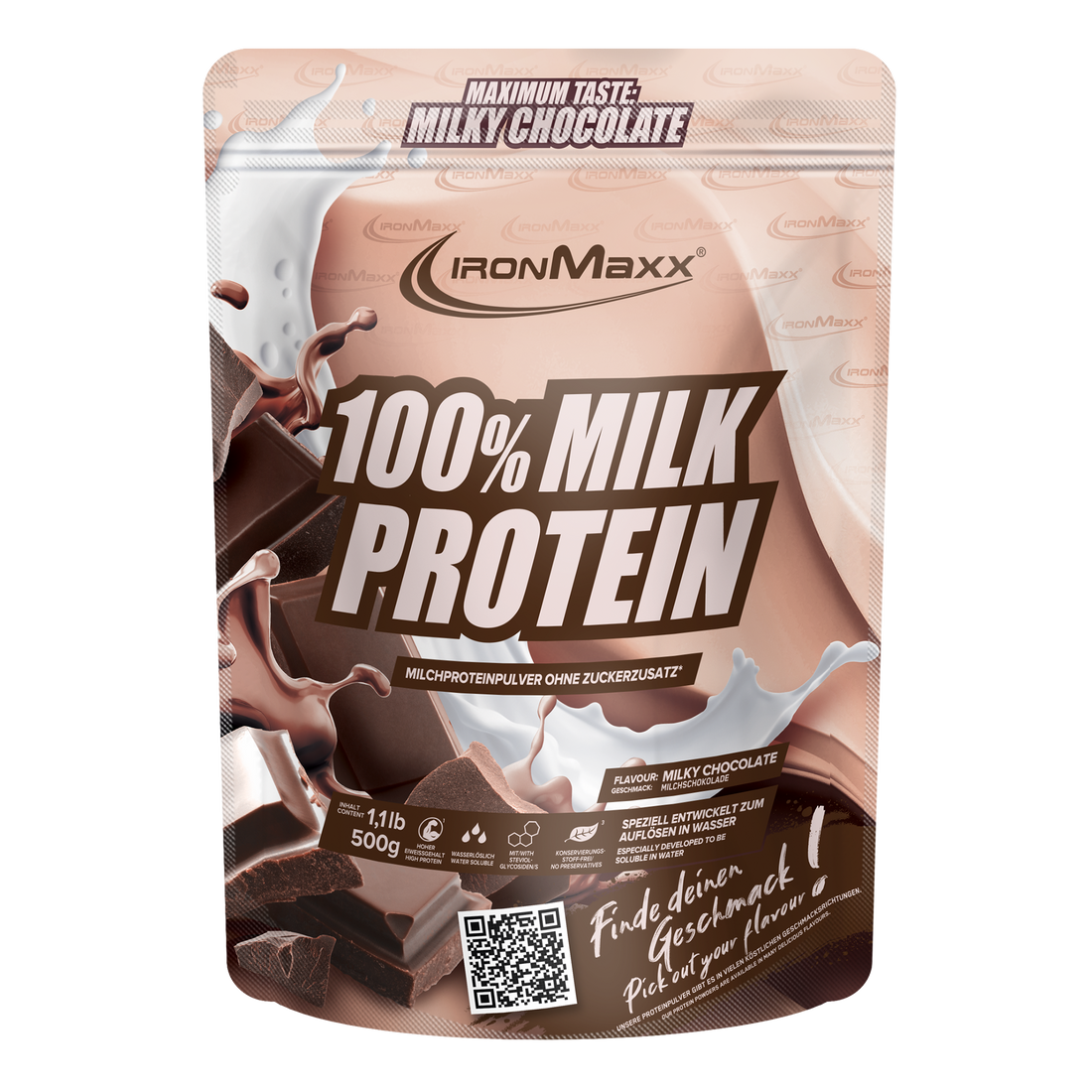 100% Milk-Protein (500g) - Milky Chocolate