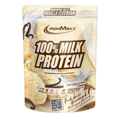100% Milk-<tc>Protein</tc> (500g) - <tc>Vanilla Ice Cream</tc>
