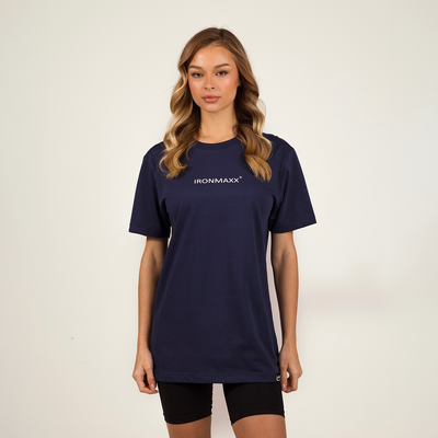 T-shirt damski granatowy - damski S
