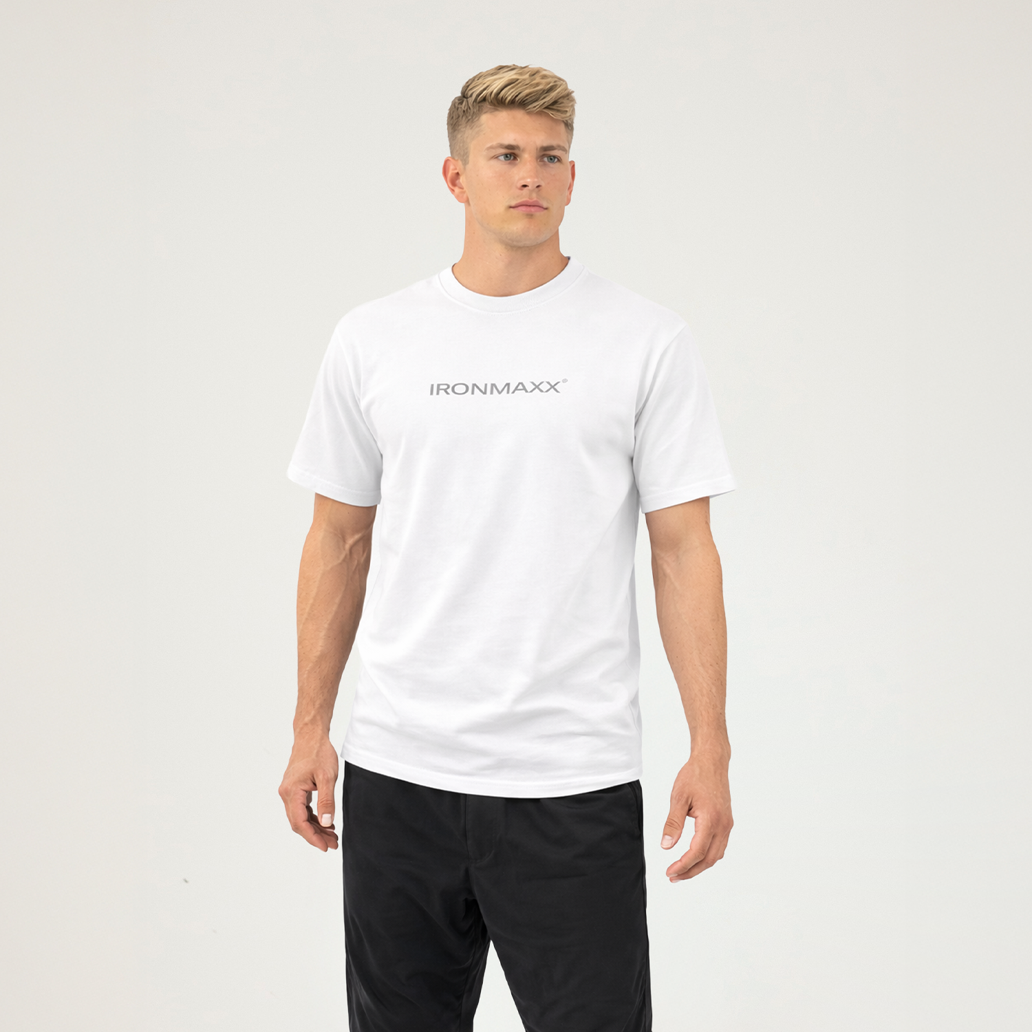 T-shirt Wit - Heren M