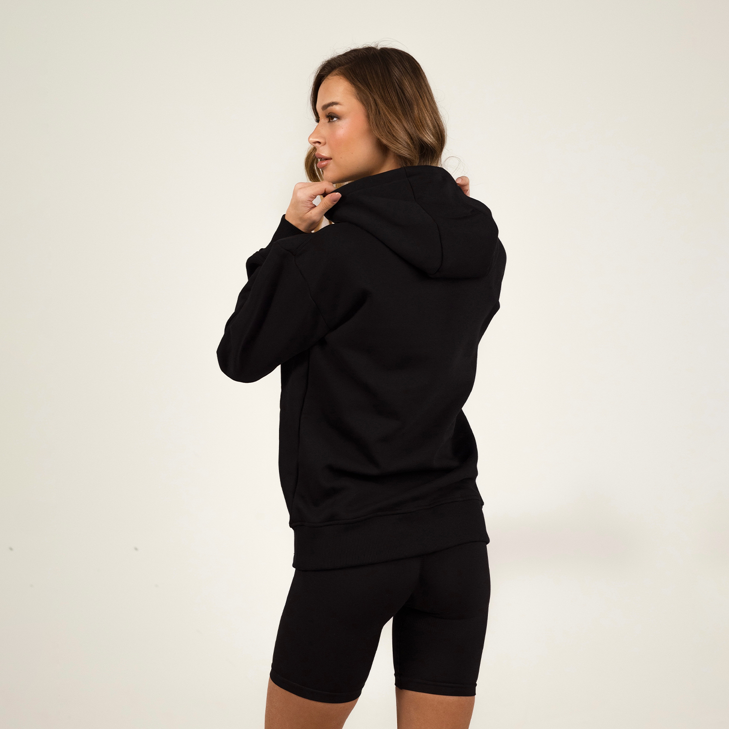 Hoodie Schwarz Unisex - L