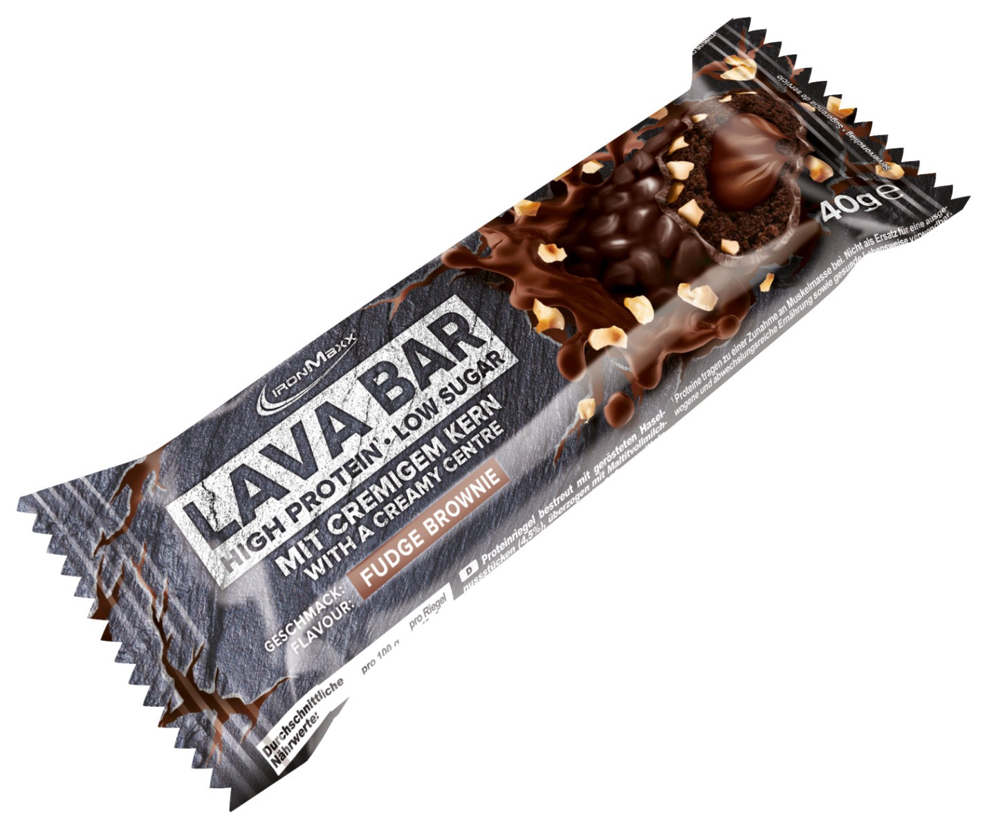 Lava Bar Protein Riegel (18x40g) - Fudge Brownie