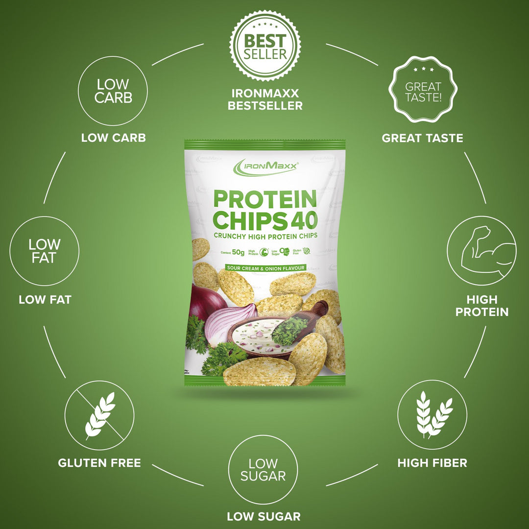 <tc>Protein Chips 40</tc> (50g) - Sour Cream & Onion