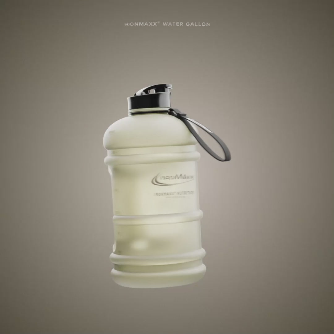 Water Gallon (2200ml) - Matt Solid Deep Black